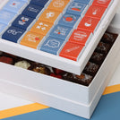 Teacher's appreciation " thank you 2-layer premium chocolate hard box