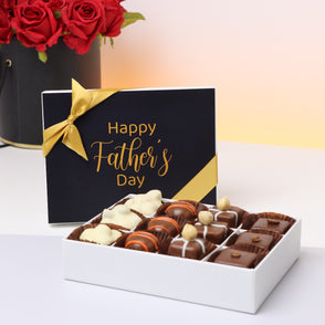 Father's day minimalist black designe...