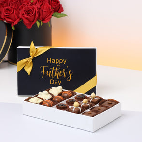 Father's day minimalist black designe...