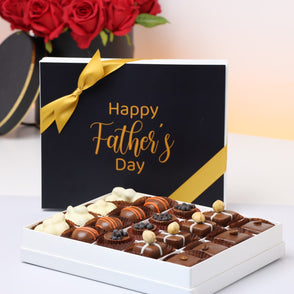 Father's day minimalist black designe...