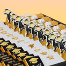 Graduation personalized and acrylic decorated chocolate large leather tray