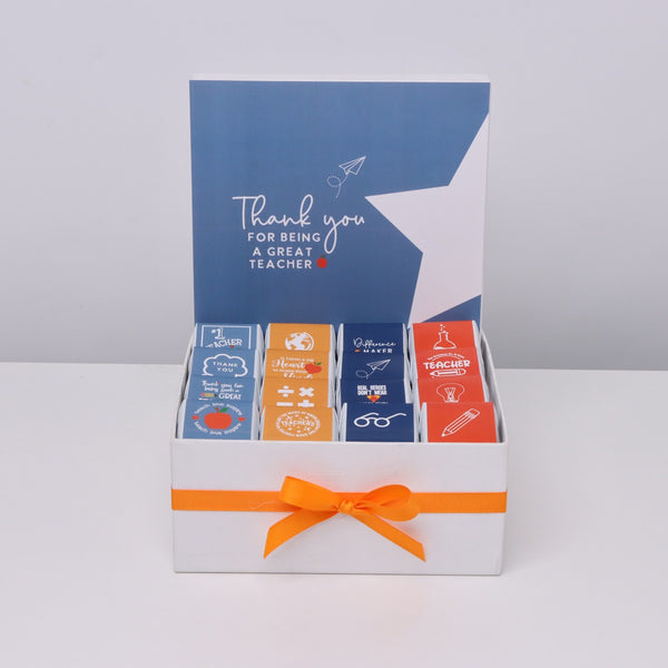 Teacher's appreciation " thank you premium chocolate medium hamper