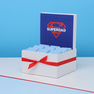 Father's day "Super dad" designed chocolate small hamper