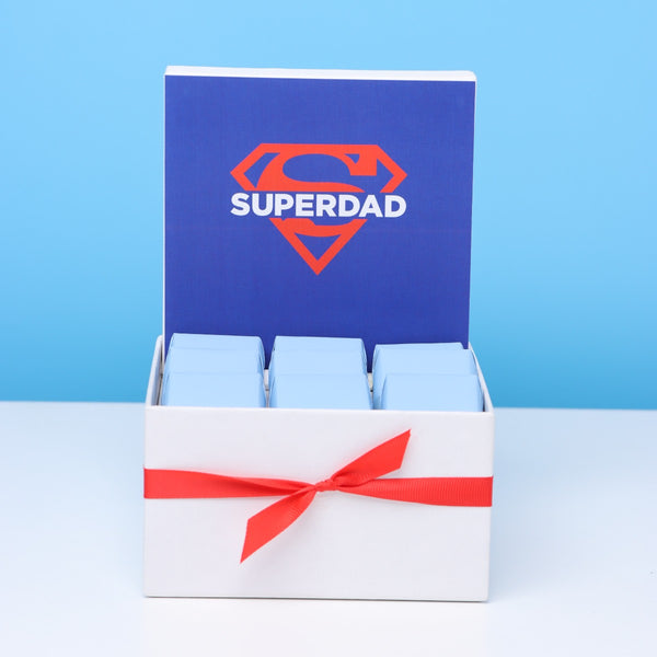Father's day "Super dad" designed chocolate small hamper