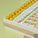 Baby pooh themed personalized chocolate wood stand