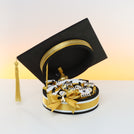 Personalized graduation decorated chocolate hat box