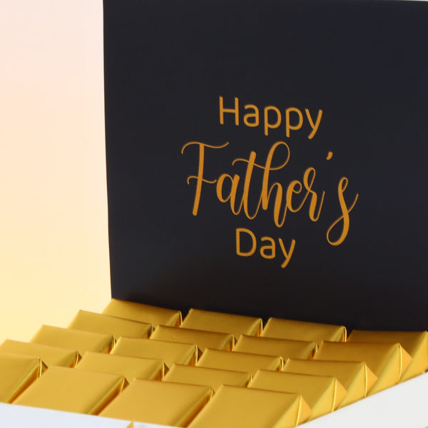 "Father's day" minimalist designed chocolate medium hamper
