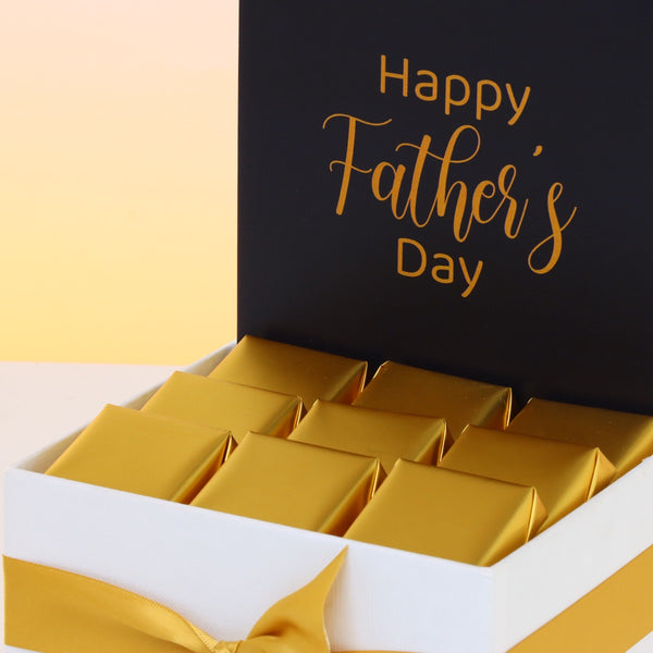 Father's day minimalist designed premium chocolate small hamper