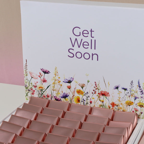 Get well soon floral designed premium chocolate large hamper