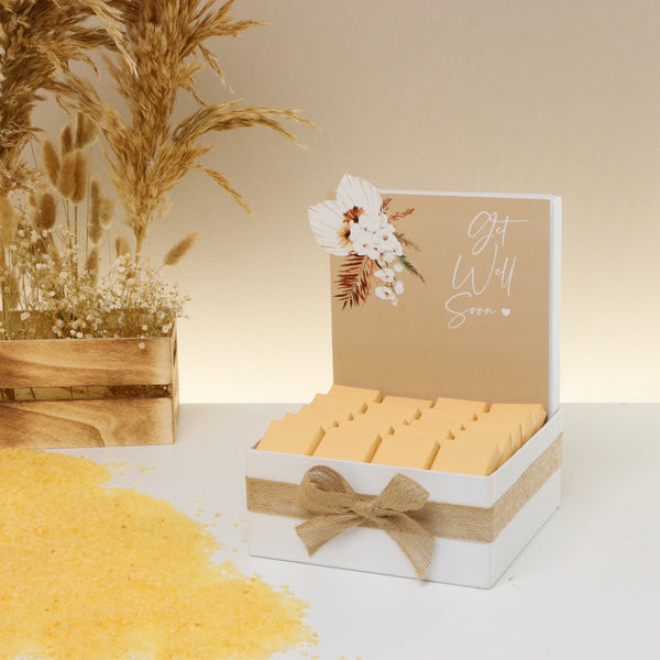 Get well soon flower boho designed chocolate medium hamper