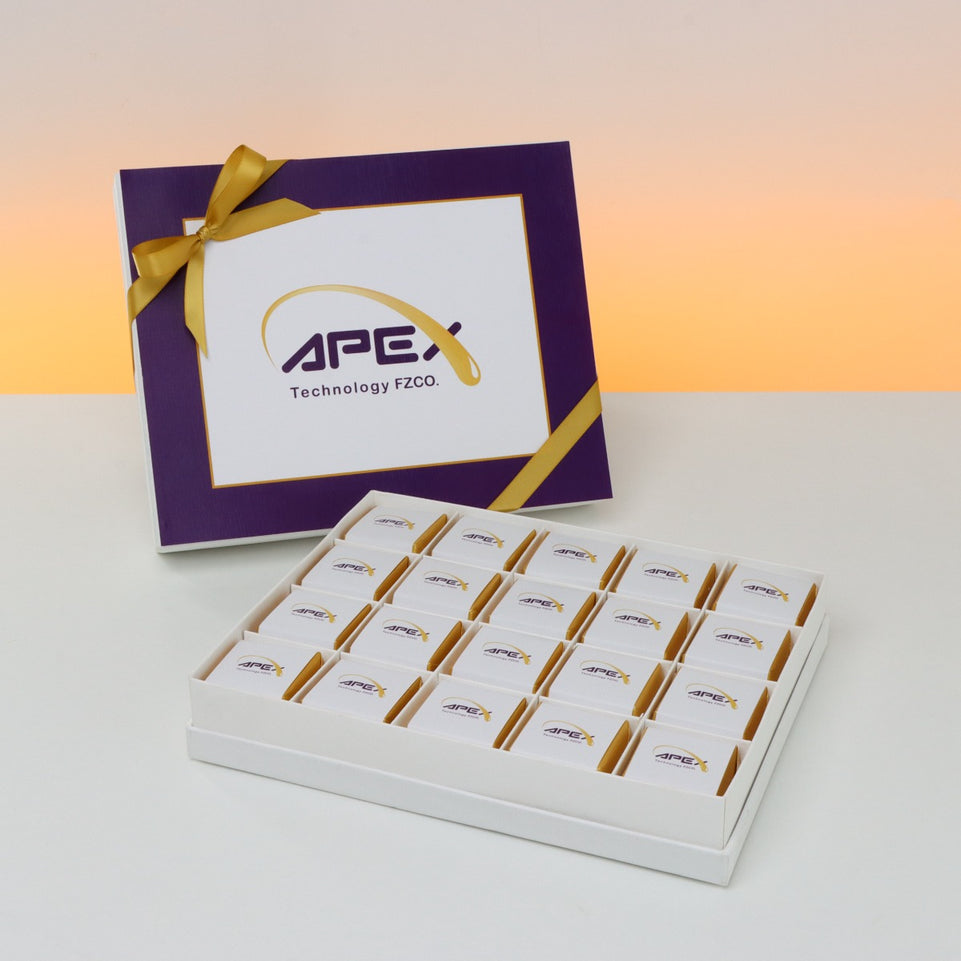 Corporate branded chocolate hard box