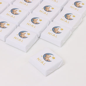 Baby boy teddy designed premium choco...