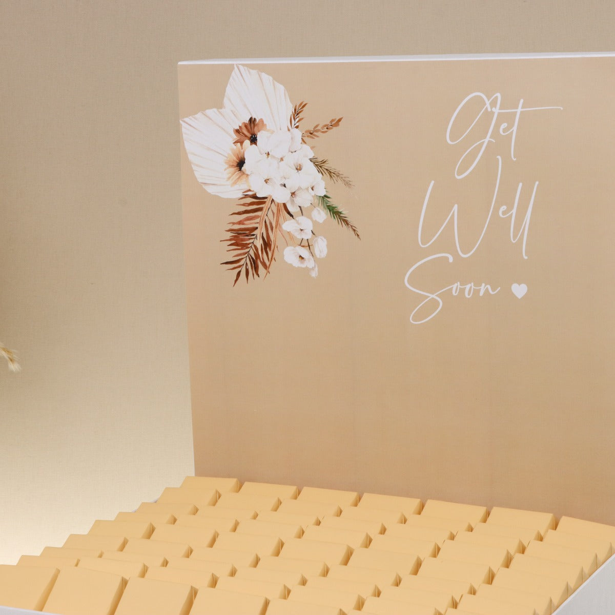 Get well soon flower boho designed chocolate extra large hamper