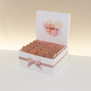 Best wishes bubble designed chocolate...