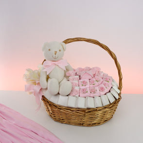 Baby girl crochet decorated chocolate...