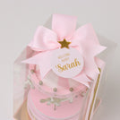 Set of 20 Baby girl personalized carousel music box giveaway