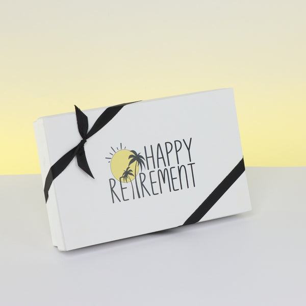 "Happy retirement" designed 15-piece premium chocolate hard box