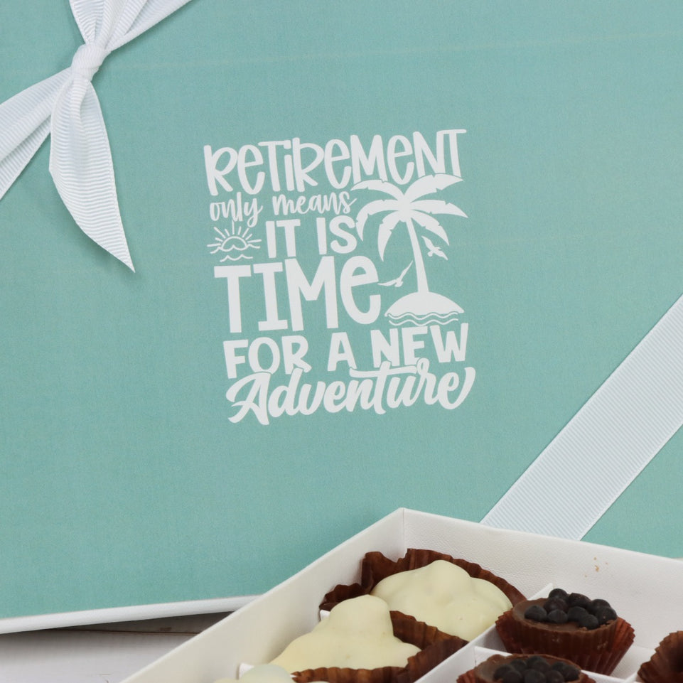 RETIREMENT DESIGNED 20 - PIECE CHOCOLATE HARD BOX