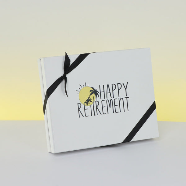 "Happy retirement" designed 20-piece premium chocolate hard box