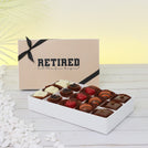 "Let the fun begin" retirement 15-piece premium chocolate hard box