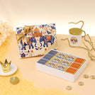 Happy diwali elephant festive designed 12-piece premium chocolate hard box