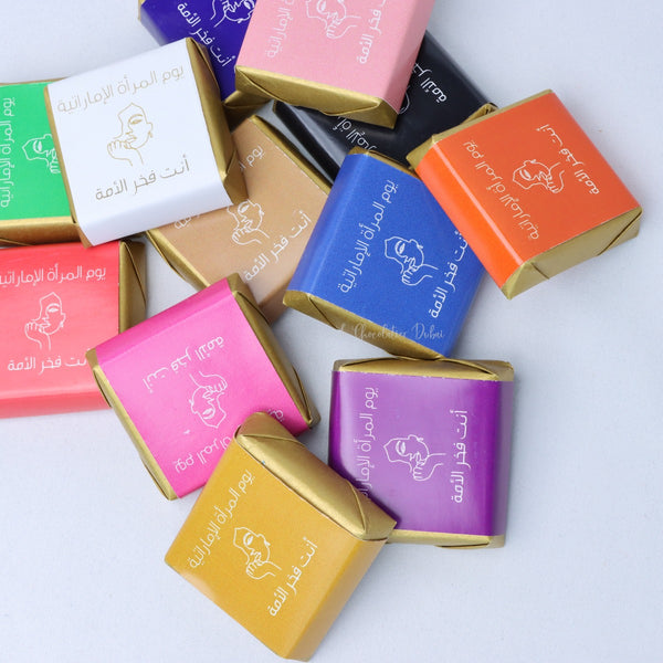 "Emirati women's day" designed premium loose chocolate