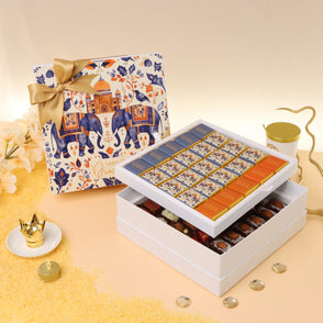 Happy diwali elephant festive designe...