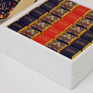 Happy diwali majestic elephant designed premium chocolate one layer hard box