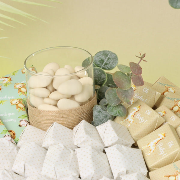 Baby safari animals design premium chocolate large basket