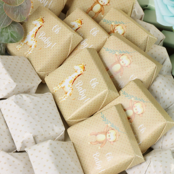 Baby safari animals design premium chocolate large basket