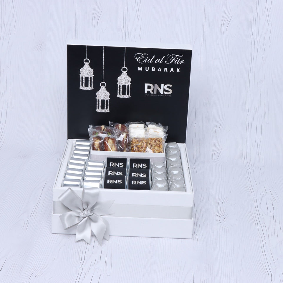 Corporate customized ramadan designed chocolate & sweet large hamper