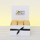 "Happy retirement" designed premium chocolate small hamper