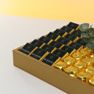 Corporate customized premium chocolate medium leather tray