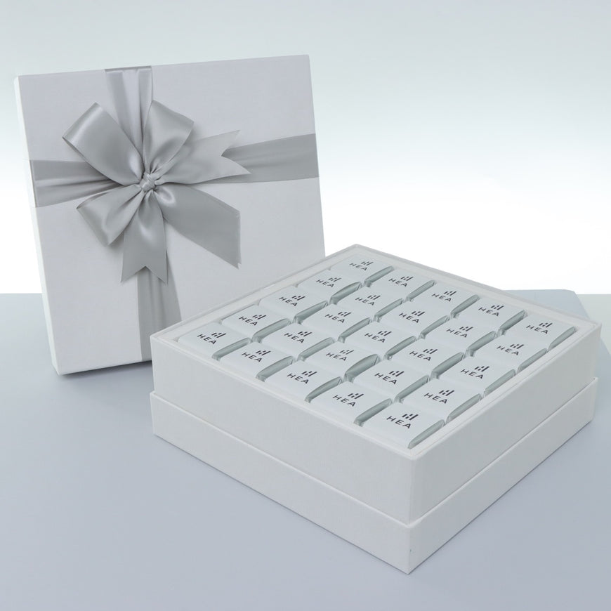 Corporate branded 2-layer chocolate hard box