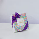 Happy Diwali floral pattern designed 9-piece premium chocolate hard box