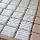 Baby rustic theme chocolate wood stand