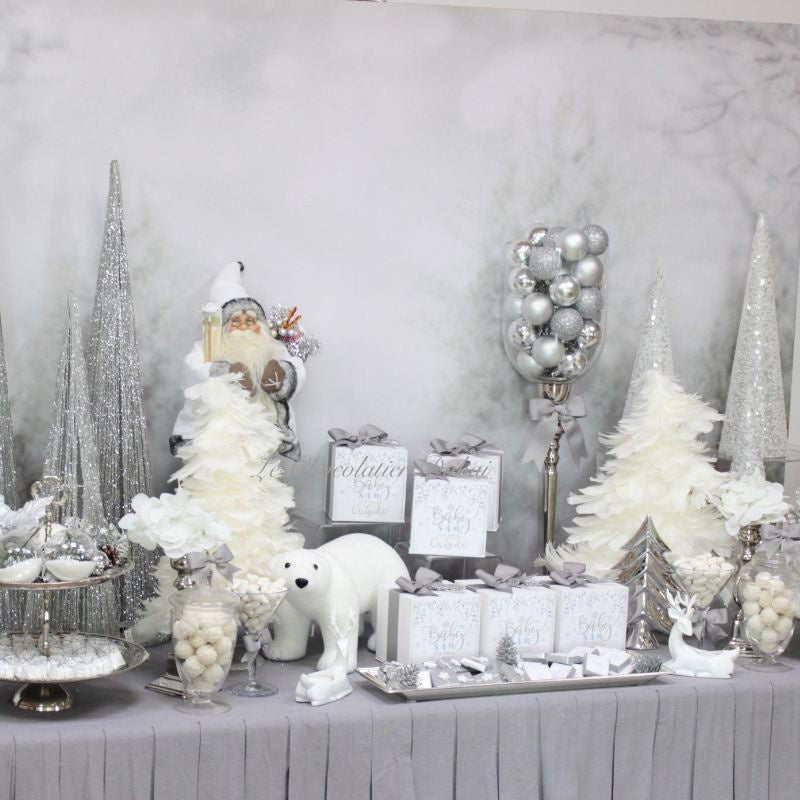 CHRISTMAS WINTER THEME DESSERT TABLE