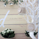 Baby rustic theme chocolate wood stand