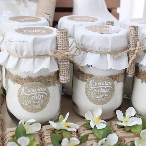 Baby rustic theme chocolate wood stand