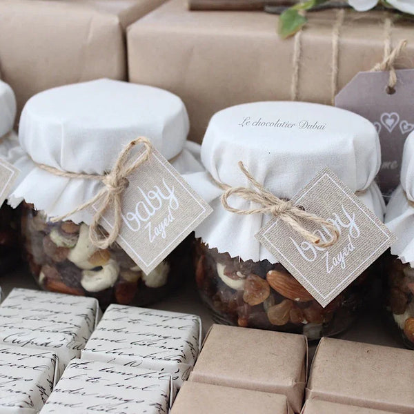 Baby rustic theme chocolate wood stand