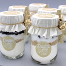 Baby rustic theme chocolate wood stand