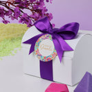 Set of 20 Happy Diwali floral pattern designed premium chocolate chest soft box