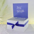 Retirement boss message designed premium chocolate extra large hamper