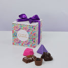 Set of 20 Happy Diwali floral pattern designed premium chocolate cube soft box