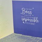 Retirement boss message designed premium chocolate extra large hamper