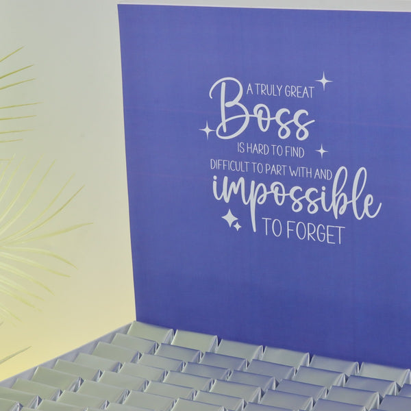 Retirement boss message designed premium chocolate extra large hamper