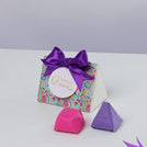 Set of 20 Happy Diwali floral pattern designed premium chocolate triangle soft box