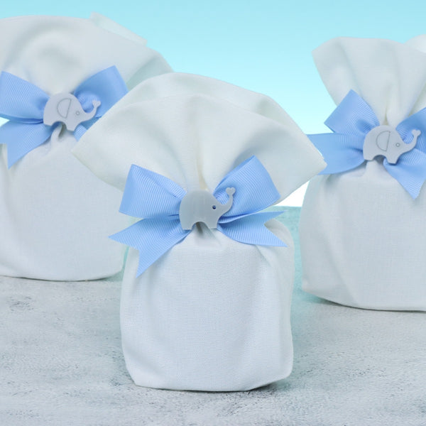 Set of 20 pcs acrylic elephant decorated candle bag