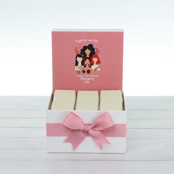 "Together we rise" international women's day designed premium chocolate small hamper