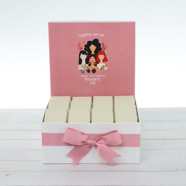 "Together we rise" international women's day designed premium chocolate medium hamper